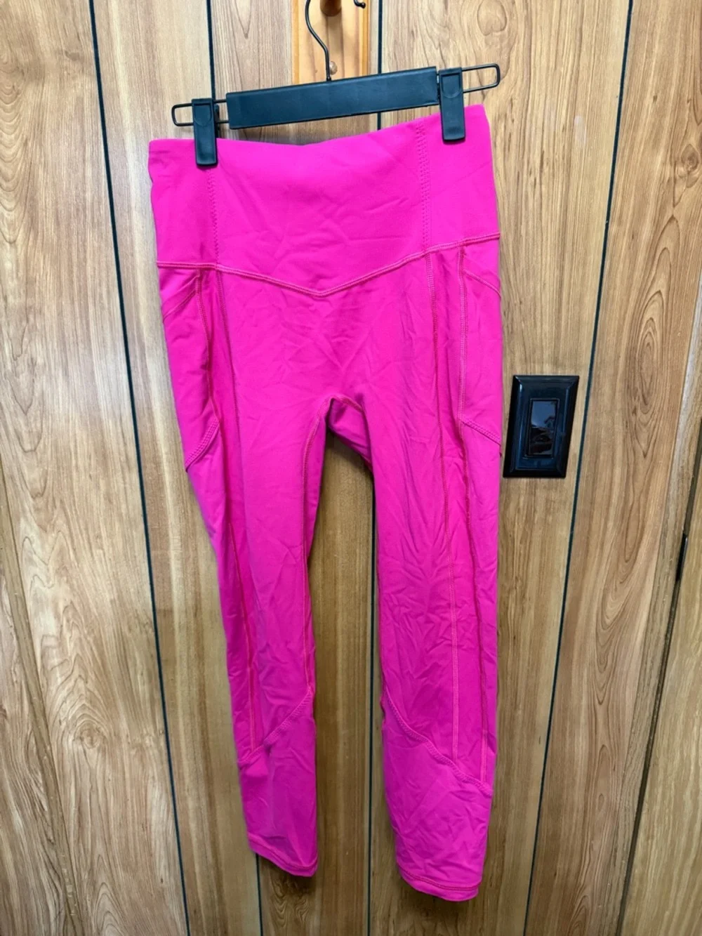 Hot Pink High-Waist Lululemon leggings - Picture 1 of 4